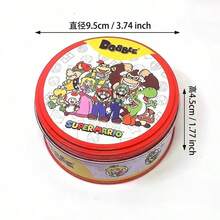 DOBBLE 1 Tabo 特別版快速觀察卡牌遊戲，適合家庭聚會的趣味配對遊戲，生日或聖誕禮物佳選 - 彩色 - 查看 7