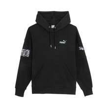 Puma 女款簡約百搭連帽套頭長袖針織運動衛衣 春秋款 68387001 - 黑色 - 查看 1
