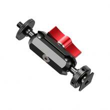 Brazo Mágico Ajustable con Cabezal de Bola Universal y Bloqueo Inverso de Disco 1/4 a Zapato Frío para Cámaras de Acción, Montaje en Cámaras DSLR, Jaulas de Cámara y Marcos Protectores - Ver 7