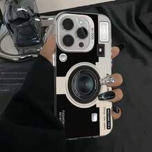 Creative Camera Case Suitable For Apple 16Pro,  15ProMax, New 14, Premium 17Air, Retro Style - 彩銀殼-紫色-創意相機 - 查看 8