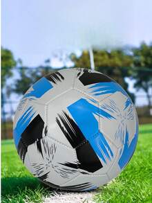 1pc Team Sports Football, Suitable For Training, High Elasticity & Anti-Burst, Comfortable Feel, Multi-Color Red Football, Precision Machine Stitched, Beach, Grass, Indoor & Outdoor Universal - Multicolor - View 3