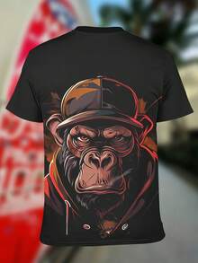 [Pierson Selection] Adult T-Shirt With 3D Digital Print, New Summer T-Shirt For Men - Mixed Colors - View 3