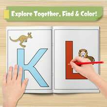 Uppercase And Lowercase Letter Practice Book - With Stroke Guidance For Tracing Uppercase And Lowercase Letters, Letter Pronunciation And Word Practice Activities, Clear Writing Lines For Daily Practice, Develop Writing Skills, Letter Recognition, Vocabulary And Early Reading Skills - Letter Practice - View 1