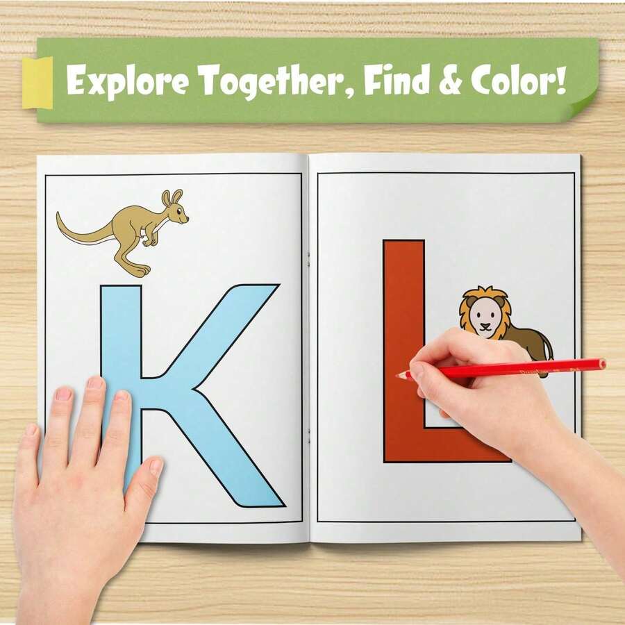 Uppercase And Lowercase Letter Practice Book - With Stroke Guidance For Tracing Uppercase And Lowercase Letters, Letter Pronunciation And Word Practice Activities, Clear Writing Lines For Daily Practice, Develop Writing Skills, Letter Recognition, Vocabulary And Early Reading Skills - Letter Practice - View 1