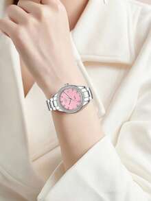 LIGE Classic 3-Hand Women's New Watch, Date Display, Multi-Function Chronograph, Exquisite Small Elegant High-End - Silver - View 9