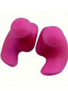 2/1 Pair Waterproof Silicone Soft Earplugs, Portable And Durable, Swimming Accessory, Suitable For Outdoor, Sports, Travel, Home, Office, School And More Occasions - Multicolor - View 13