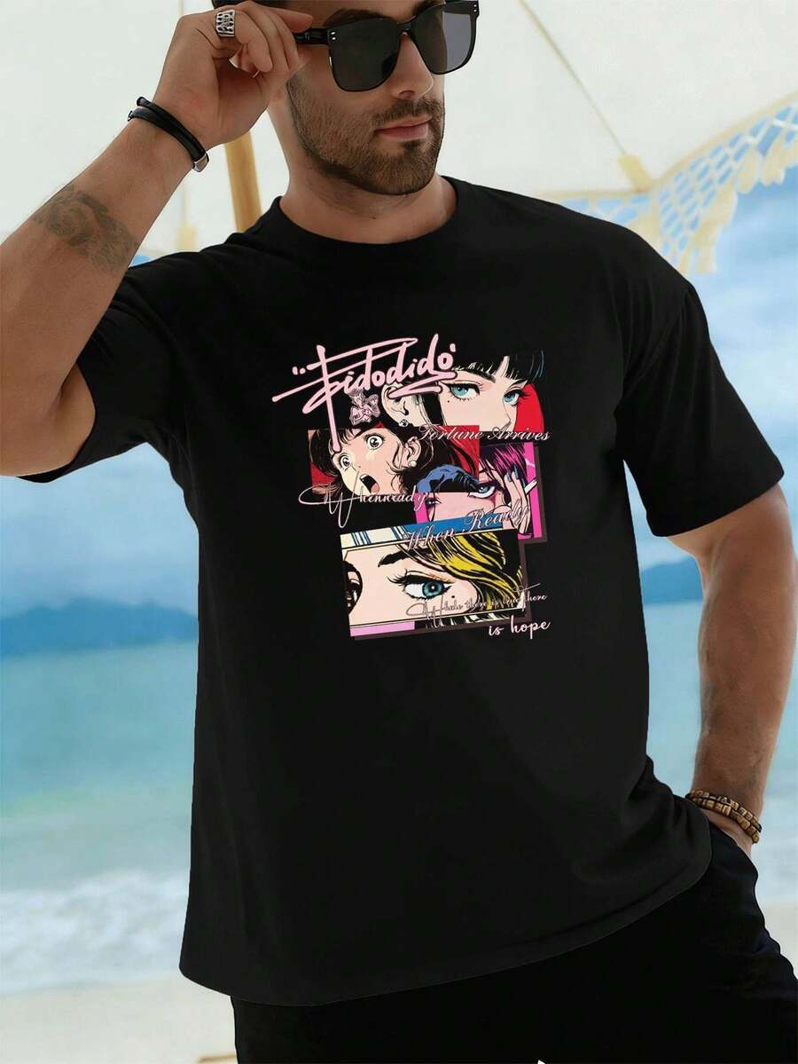 T-shirts för män - Svart - Visa 1