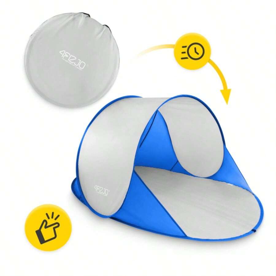 Self-Folding Inflatable Tent, Outdoor Tent, Multiple Colors Available - Blue-gray - View 1