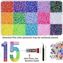 28/40/32/24/15 Colors Resin Rhinestones, Colorful Resin Flat-Back Rhinestone Set With DIY Accessories, Suitable For DIY Diamond Painting, Water Cup Rhinestone Decoration And Other Handmade Crafting Scenarios - DIY Rhinestones - View 10