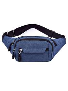 Bolso de cintura unisex, bolso de negocios de gran capacidad multifuncional, billetera para teléfono de deportes al aire libre duradera (posición de la hebilla no fija) - Multicolor - Ver 12