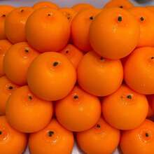 1pc Hot-Selling Orange Handmade Squeeze Ball, Stress Relief Soft Rubber Squeeze Ball, Soft And Squishy, Cheese Squeeze Toy, Stress Relief Toy, Fingertip Toy, Butter Squeeze Toy, Fingertip Toy, Slow Rebound Squeeze Toy - Multicolor - View 5
