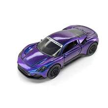 Boys Exclusive Racing Car Toy Realistic Sports Car Model Home Desktop Decoration Creative Toy - Purple - View 2
