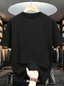 Men T-Shirts - Black-2 - View 2