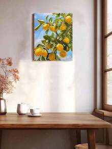 Fresh Lemon Tree 水果 DIY 数字油畫手工繪畫 成人居家牆面藝術裝飾 節日禮物 風景現代室內裝飾 DIY 畫布套裝禮物 - 套裝 - 查看 2