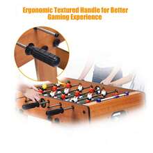 Foldable Foosball Table, 27'' Soccer Table Game W/ 2 Mini Footballs - Default Title - View 7
