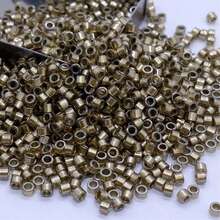 300顆 5g/包 2.5mm 粉色染芯玻璃珠，適合製作精美日常配戴珠寶或送給朋友的禮物，也可用於衣飾增添光彩 - 2.5mm金屬粉染芯古董12色 - 查看 18