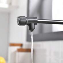 Purifier Kitchen Faucet Drinking Water Faucet With Roll Up Dish Drying Rack, Pull Down Water Filter Kitchen Sink Faucets Matte BlackSink Accessories Kitchen Sink Parts Sink Organizer - Black + Brass + Ceramic1 - View 4