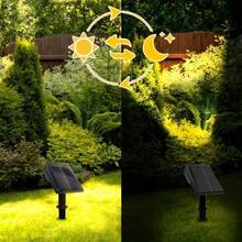 7 LED Solar Spotlight IP65 Outdoor RGB Solar Landscape Light Adjustable Brightness, Suitable For Garden Yard Trees Backyard Driveway Patio Lawn Decoration Path Light Spotlight - 1 - View 9