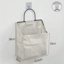 1pc Minimalist Hanging Storage Bag, Fabric Pocket Organizer For Bedroom And Bathroom, Wall-Mounted Storage Pocket, Suitable For Dorm Room Door Hanging Storage, Wall-Mounted Desktop Storage Bag - Organizer Bag - View 14