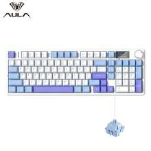 AULA F99 Max Mechanical Keyboard With Smart LCD Display, Tri-Mode 2.4G/Bluetooth/Wired Connection, Hot-Swappable Gasket Structure PBT Keycaps RGB Backlit Gaming Keyboard - View 15