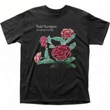 Todd Rundgren Something Anything T Shirt Mens Licensed Rock N Roll Black - 黑色 - 查看 1