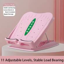 Tavola inclinata regolabile per gambe dritte, modellamento gambe, stretching, massaggio polpacci, tavola magnetica per stretching, tavola sportiva per stretching polpacci - Multicolore - Visualizzare 6