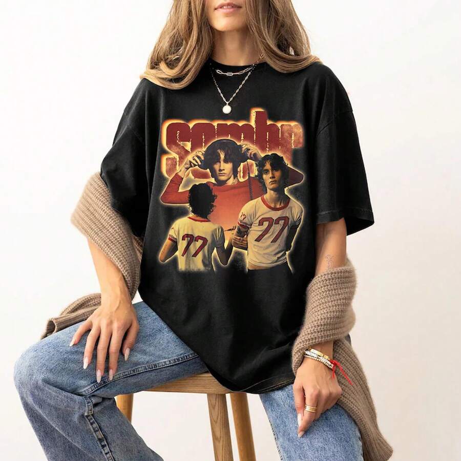 Sombr T Chemise,Hommes T Chemise,Chemises pour hommes et femmes,Cadeau pour les Amateurs de Musique