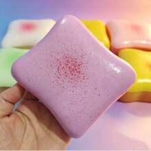 New Super Soft Butter Toast Squishy Stress Relief Toy - Birthday Gift - Perfect Gift - Gift - Collection Display - Hobby Collector - Key Gift For Friends New Super Soft Butter Toast Squishy Stress Relief Toy - Multicolor - View 7