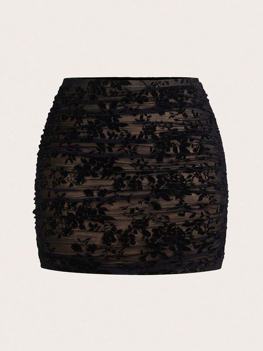 Women Plus Size Sports Dresses - Black - View 1