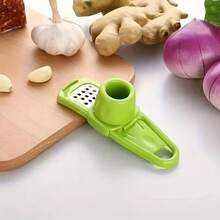 SOKANY 1pc Mini Garlic Grinder - Creative Manual Garlic Press & Crusher - Green Kitchen Gadget - Suitable For Kitchen Use & Outdoor BBQ - View 6
