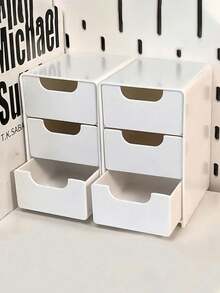 The Storage Box Is Also Suitable For Bedroom Decoration Table Storage Needs And Home Office Desk Drawer Storage Functions. Very Suitable For Women To Use. - Multicolor - View 6