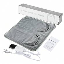Hailicare Electric Heating Foot Warmer Pad(40*40cm),9-Gear Temperature Settings 4-Level Timing Super Soft Fabric Hand&Machine Washable,Foldable And Portable Electric Blanket,Fast Heating, Suitable For Bed, Office, Under Desk - Grey - View 13