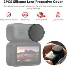 YOOBAO Osmo Nano Protective Accessories Kit, PU Portable Mini Storage Bag, Nano Protective Case, Lens Screen Protector, High-Definition Full Protection Tempered Glass Film, Rubber Lens Cap - View 6