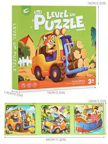 Magnetic Puzzle For 3-5 Years Old Children, 20pcs Animal Puzzle For 4-6 Years Old Kids, Easter Egg Gift, Car Airplane Road Trip Activity Magnetic Game Toy, Suitable For Boys And Girls - Magnetic Puzzle - View 13