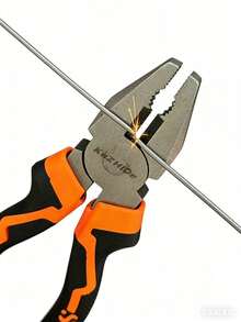 1pc High-Quality Carbon Steel Pliers - Lever Pliers/Wire Cutter/Diagonal Pliers/Needle Nose Pliers, Multi-Function Wire Cutter, 6/8 Inch, Designed For Electricians, Craftsmen, Mechanics And Gardening Pruning - A - View 8