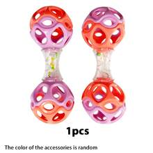 Best Newborn Gift: Soft Grip Ball Rattle - Sensory Development Toy, Enhances Hand Grasping Ability - Multicolor - View 22