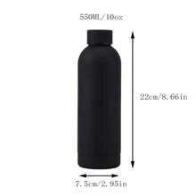 Custom Double-Wall Stainless Steel/Soda Water Bottle, Sports Water Cup, 500ml/17oz Customizable Name Insulated Tumbler, Suitable For School, Holiday And Birthday Gifts, Personalized Gift, Perfect For Outdoor Camping And Bridesmaid Gifts - Multicolor - View 5