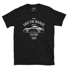 Save The Whales Aircooled Pcar T-Shirt - Black - View 1