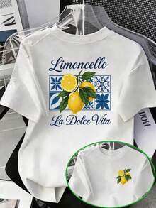 Men Casual Round Neck Short Sleeve 100% Cotton T-Shirt, Summer Vacation Top, Funny Graphic Tees, Y45K Street Wear, Gifts For Boyfriend And Husband - White - View 1