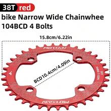 MOTSUV Mountain Bike 104BCD Chainring, Imported German Technology, Positive/Negative Teeth, 32T 34T 36T 38T - Multicolor - View 22