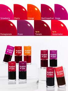 ETUDE Dear Darling 水感唇釉 07 Pomegranate Ade，鮮豔清新顯色，持久不暈染，滋潤保濕，輕盈質地，亮澤妝感，適合女性日常使用，韓系美妝，禮品 9g/0.31oz - 07 Pomegranate Ade - 查看 7