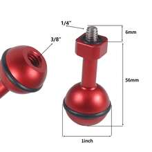 Underwater Diving Camera Bracket 1/4" Screw Rod 1 Inch Ball Head Adapter Fit For Models For Osmo 360 Osmo Action Cameras - View 4