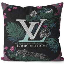 1pc Luxury Premium Throw Pillow Cover 45 X 45 Cm - Jacquard Embroidered Decorative Sofa Pillowcase Suitable For Living Room, Bedroom, Sofa, Home, Office, Hotel, B&B Decoration - View 9