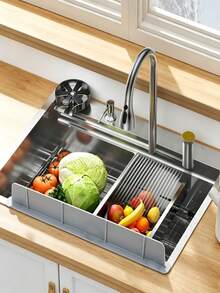 New Acrylic Kitchen Sink Splash Guard, Dishwashing Sink, Hand Washing Basin Sink Edge Splash Barrier, Splash Guard Tool - View 16