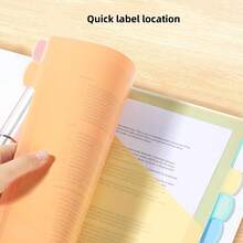 6/8/12pcs Durable Multi-Color Plastic Binder Dividers Set With Labels, 3-Hole Punched Letter Size Page Dividers For Office And Organization, Assorted Colors, 8-Piece Polypropylene Divider Set With Pockets, 3-Ring Binder Labels, Themed Divider With Pockets, Premium Notebook Inserts, Vibrant Multi-Color - Multicolor - View 3