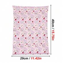 1pc Cartoon Print Summer Flexible Dome-Shaped Small Pet Hideout Tunnel, Small Pet Sleeping Mat Windproof Sunshade Play Tube, Suitable For Guinea Pigs And Mice, All-Season Use Fence Climbing And Hiding Habitat Accessory - one-size - View 9