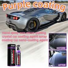EELHOE Purple Coated (100ml Bottle) Hand Spray Wax Micro-Coating Car Coating Agent Spray Coating Nano-Coating Agent - Liquid - View 1