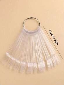 5pcs Clear Long Stiletto False Nail Display Cards - Clear - View 3