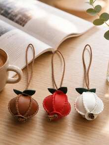 1 buah Gantungan Tas Tali Buah PU Buatan Tangan, Cocok Untuk Wanita, Anak Perempuan, Pelajar, Kembali ke Sekolah, Halloween, Thanksgiving, Hadiah Natal - MultiWarna - View 1