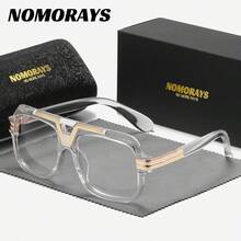 NOMORAYS 1對中性優雅迷人全框平光眼鏡 文藝風方框平光眼鏡 - 彩色 - 查看 7